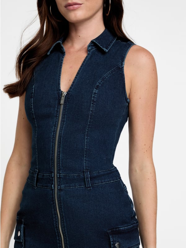 Eco Collete Denim Dress | GUESS Factory