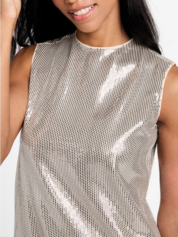 Margot Sequin Top | GUESS Factory