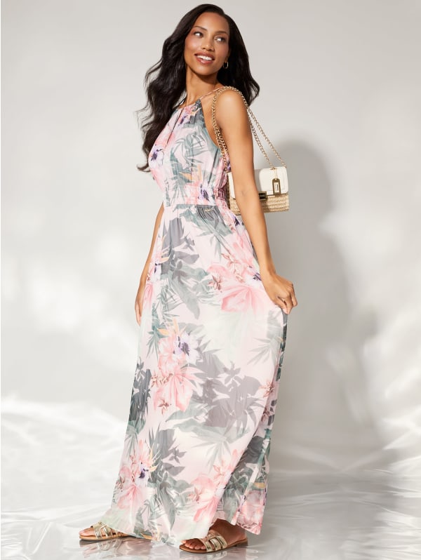 Lola Printed Dress | GUESS Factory