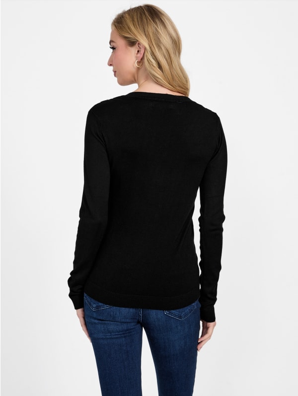 Davinia V-Neck Sweater | GUESS Factory