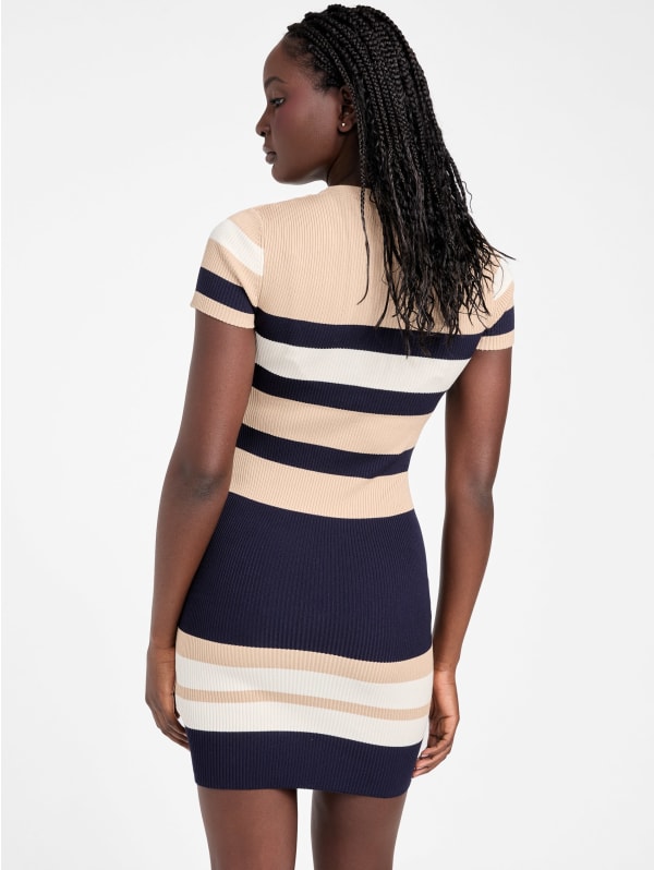 Amiri Striped Sweater Dress | GUESS Factory Ca