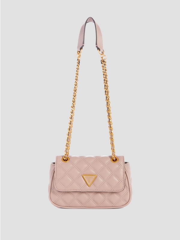 ショルダーバッグ・ポシェット Guess GIULLY QUILTED POLY FLAP BAG HP1A3A46 Giully Quilted Top-Zip Shoulder Bag | GUESS