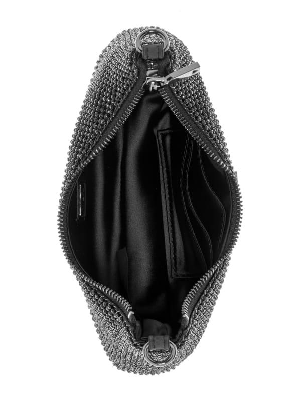 Zalina Rhinestone Mini Shoulder Bag | GUESS