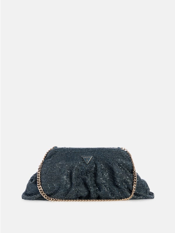 Zalina Rhinestone Frame Clutch | GUESS