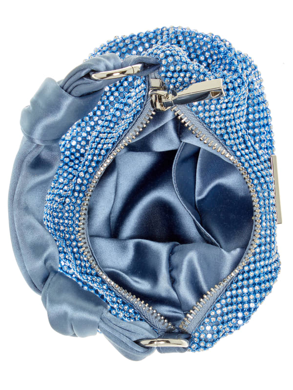 【GUESS】LUAメタリックミニポーチショルダーバッグ GUESS Lua Mini Top Zip Crossbody Handbag – ShopCGX