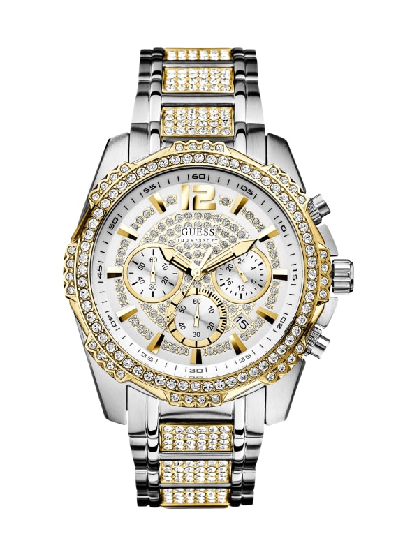 Multi-Tone Multifunction Watch | GUESS Factory Multi-Tone Multifunction Watch | GUESS Factory