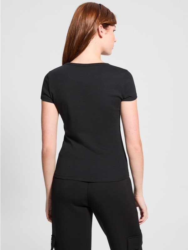 Eco Kiara Rhinestone Tee | GUESS Eco Kiara Rhinestone Tee | GUESS