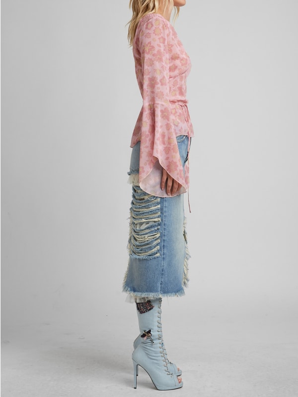 Rare Dsquared2 Vintage Y2K Mini Skirt Selvedge Denim 42 | eBay