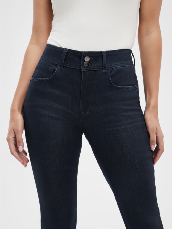 Dyed Shape Up High-Rise Straight Jeans | GUESS