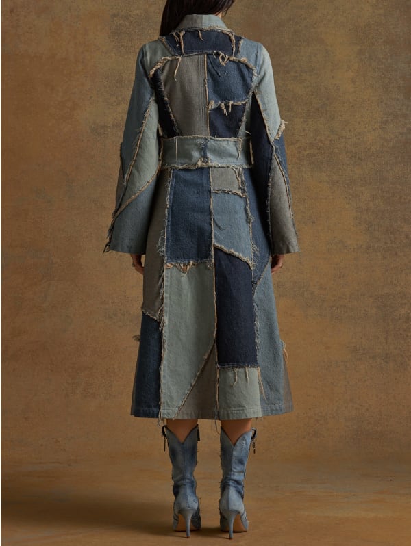 郵送買取 新品5台以上送料無料キャンペーン中！！  patchwork denim coat | GUESS ジャケット・アウター