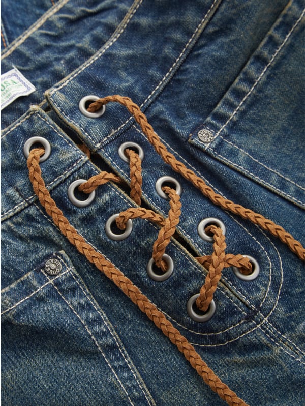 patchwork wide-leg jeans | GUESS