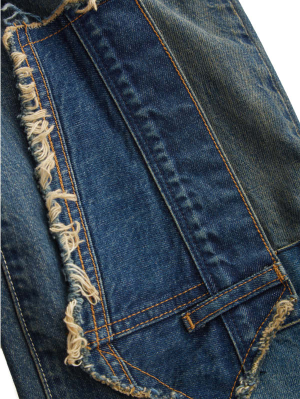 patchwork wide-leg jeans | GUESS patchwork wide-leg jeans | GUESS
