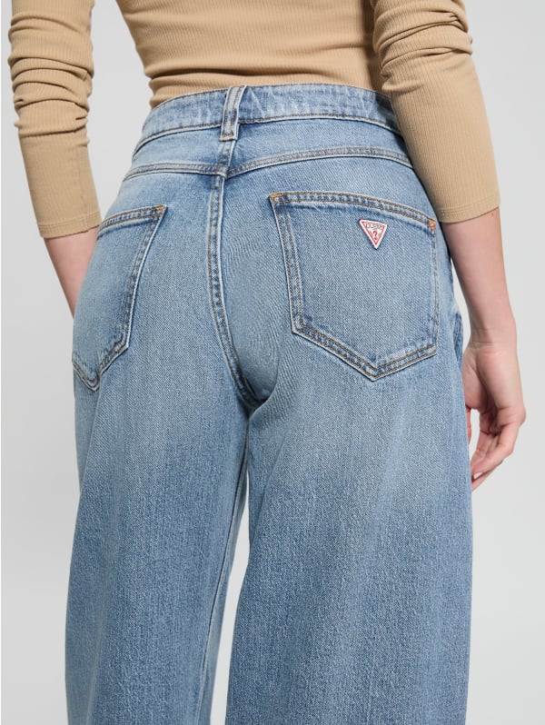 Eco Bellflower Wide-Leg Jeans | GUESS