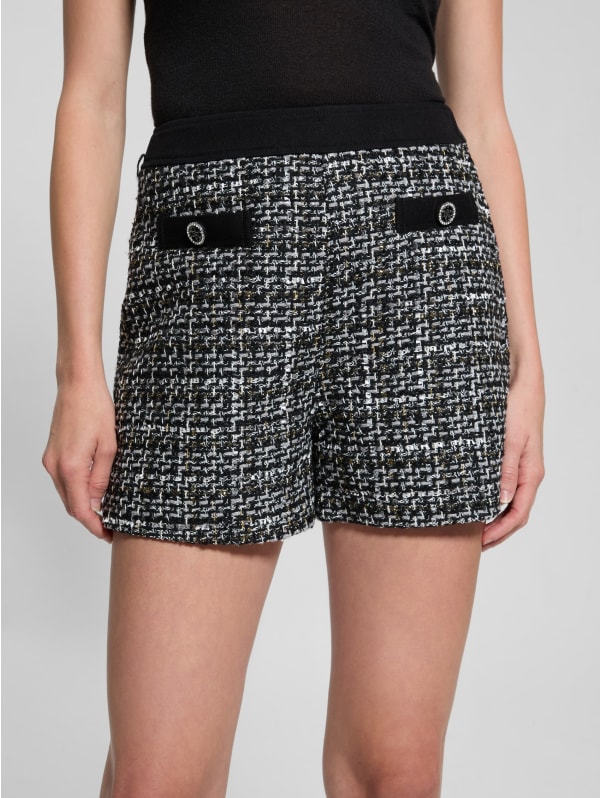 新作sheller candy check tweed short pants candy check tweed short pants – shéller / シェリエ