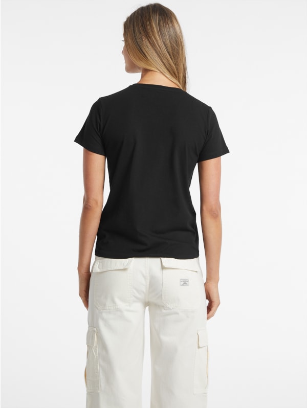 Regular Two-Tone Logo Tee | GUESS