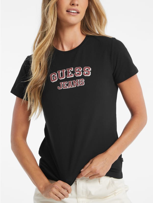 Regular Two-Tone Logo Tee | GUESS