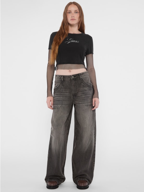 Lewis Mesh Top | GUESS