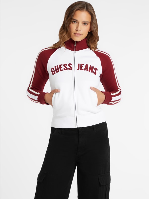 本当に信頼出来る店 Classic Stripe Color-Block Logo Jacket | GUESS Jeans ジャケット・アウター
