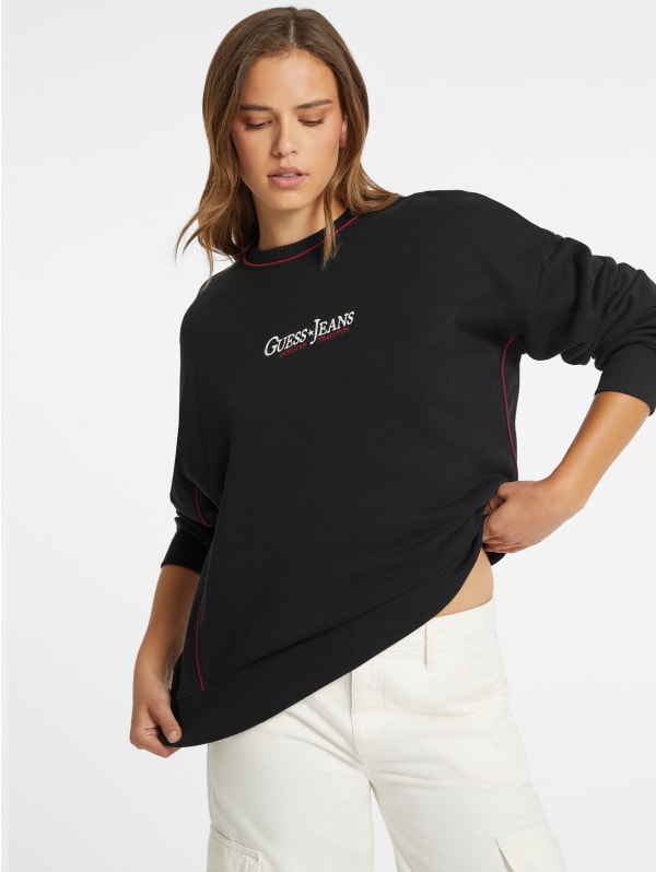 [ JEANS] Badge Crew Neck Sweat Shirt ★大人気★ Heritage Crewneck Sweatshirt - Grey | Levi's® US