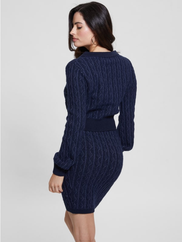 Tiffany Zig-Zag Crop Cardigan | GUESS