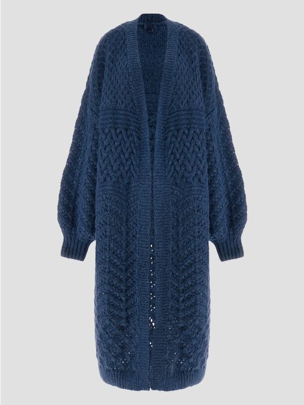 Eco Valeria Mixed Stitch Cardigan | GUESS