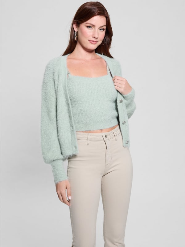 カーディガン WOODY CLAM Brush Cardigan (3color) 01-Carbon_Black-SWEATER.jpg?v=
