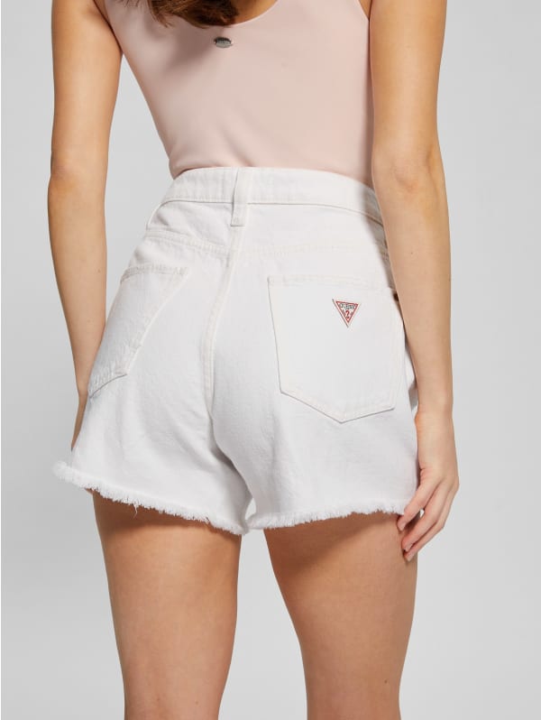 ショートパンツ DONDUP Woman Short White DP767BFE020DBM5 000 Relaxed Denim Shorts | GUESS