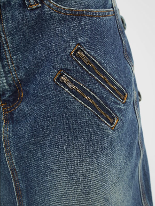 GUESS Originals Cargo Denim Skirt | GUESS Jeans
