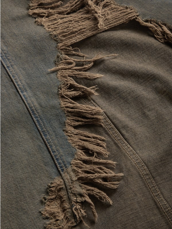 open front denim skirt | GUESS