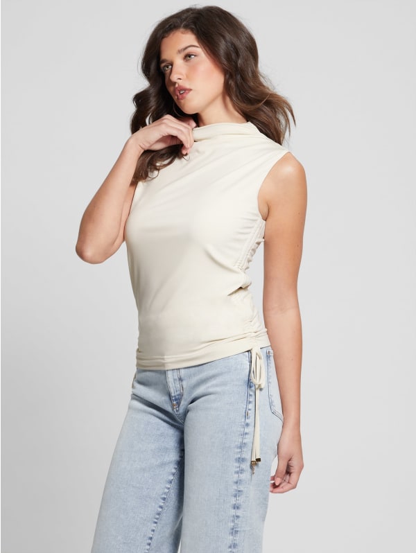 Eco Alyssa Drawstring Top | GUESS Eco Alyssa Drawstring Top | GUESS