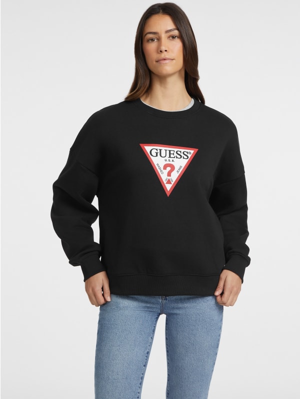 GUESS JEANS Cn Os Iconic Triangle Sweat トップス スウェット