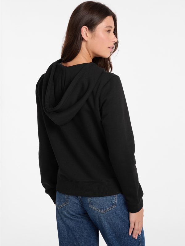 Mini Patch Zip-Up Sweatshirt | GUESS Jeans