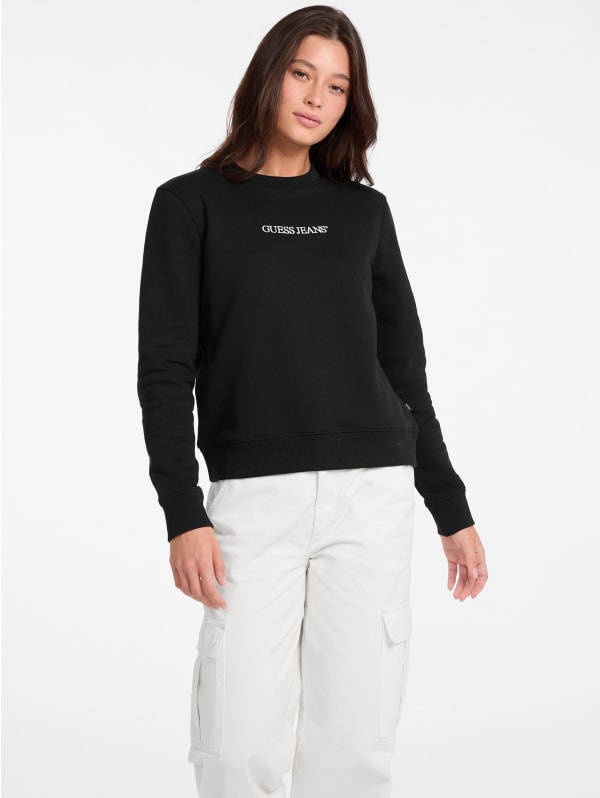 Embroidered Logo Sweatshirt | GUESS Jeans