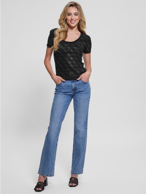 Paige Quattro Rhinestone Top | GUESS Paige Quattro Rhinestone Top | GUESS
