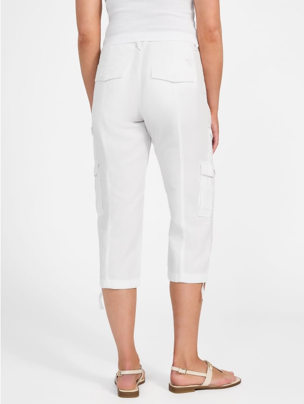 パンツ digne | summer cargo pants WHITE-2 digne | summer cargo pants WHITE-2