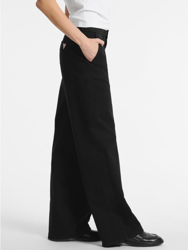 【COLOR iN ID】Utility dia wide pants Stone Utility Straight Leg Pant (3108551) | Identity
