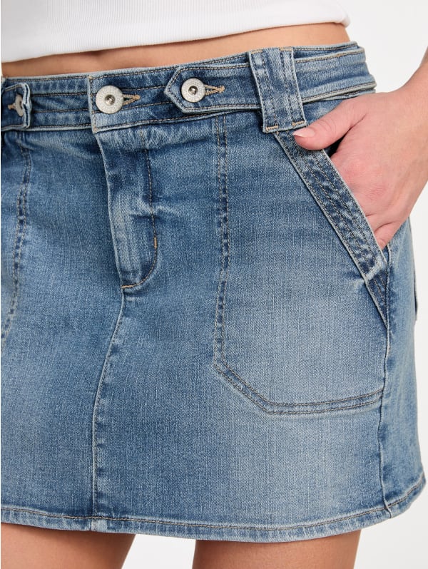 ミニスカート Denim miniskirt GWD278_13LF_F0031_S_231 LUCY SKIRT 62MM Regular Fit Denim Miniskirt – GAS Jeans