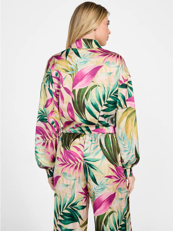 Eco Eara Floral Mesh Bodysuit | GUESS Factory