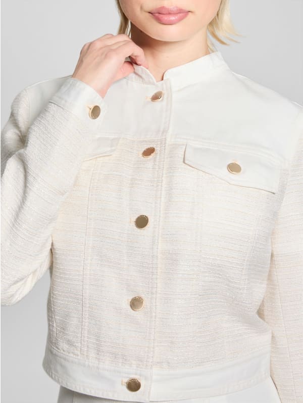 Eco Noelie Tweed Jacket | GUESS