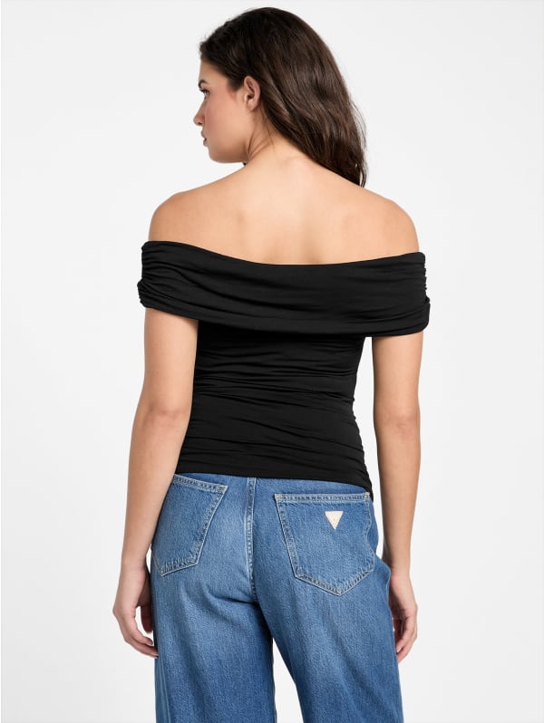 Eco Charlotte Off-the-Shoulder Top | GUESS Eco Charlotte Off-the-Shoulder Top | GUESS