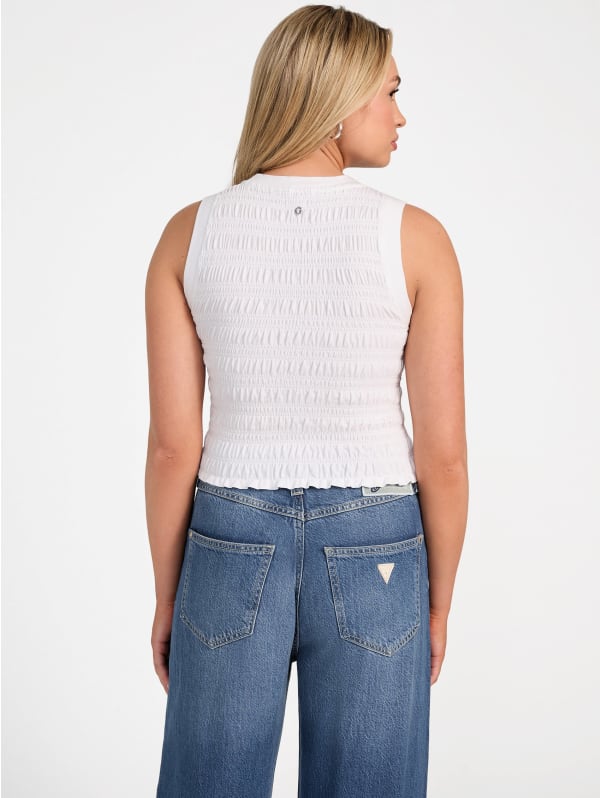 Women's Tennis Print V-Neck Tank Top | Original Penguin US
