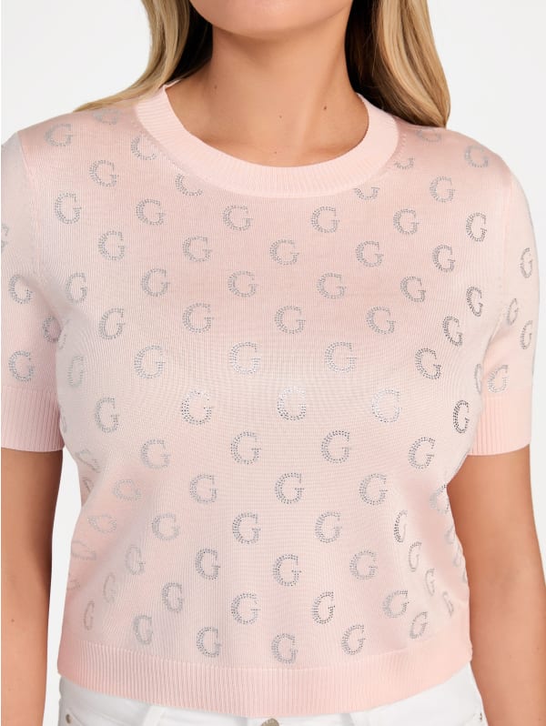 Jasmine Crewneck Sweater Top | GUESS Jasmine Crewneck Sweater Top | GUESS