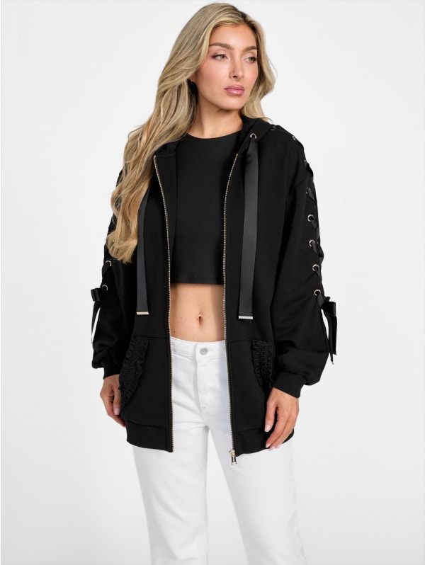 Tokyo Lace Hoodie | GUESS Tokyo Lace Hoodie | GUESS