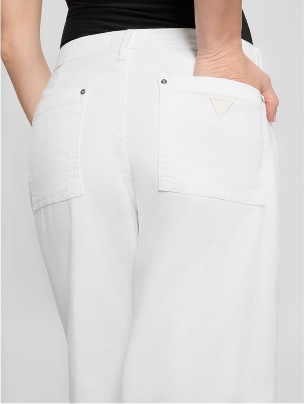Eco Zoya Cropped Wide Jeans | GUESS