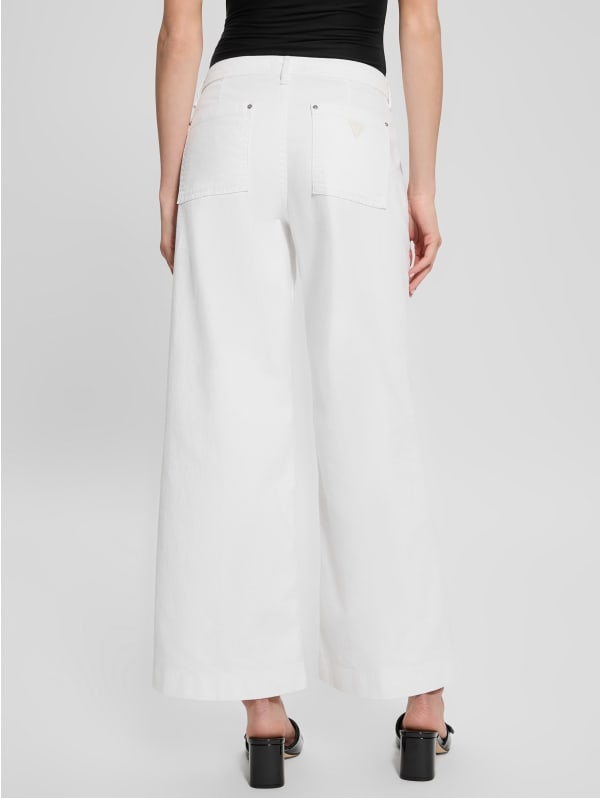 Eco Zoya Cropped Wide Jeans | GUESS