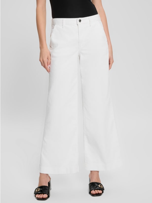 Eco Zoya Cropped Wide Jeans | GUESS