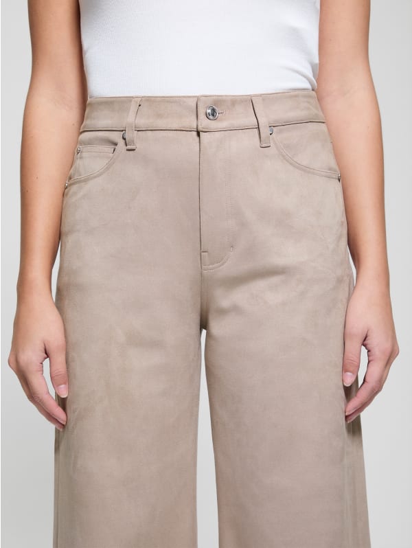 パンツ A FERRETTI Woman Pants Beige 03066627 0096 Pleated Wide Leg Trousers - Beige | Levi's® KZ