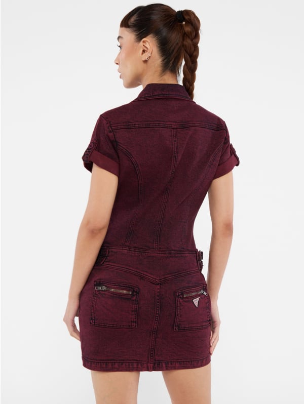 GUESS Originals Utility Denim Zip Dress | GUESS