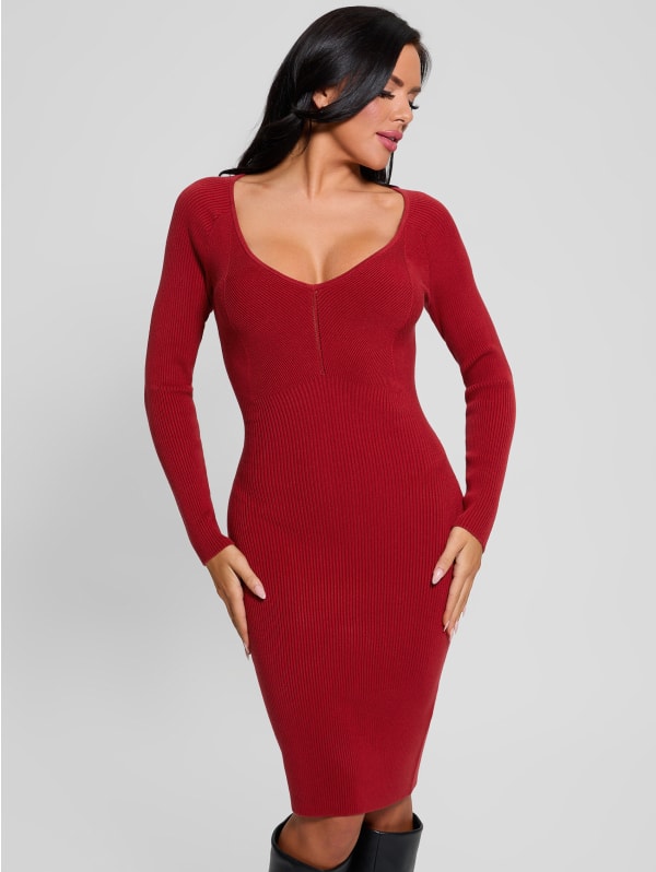 Eco Sasha Jewel Sweater Dress | GUESS