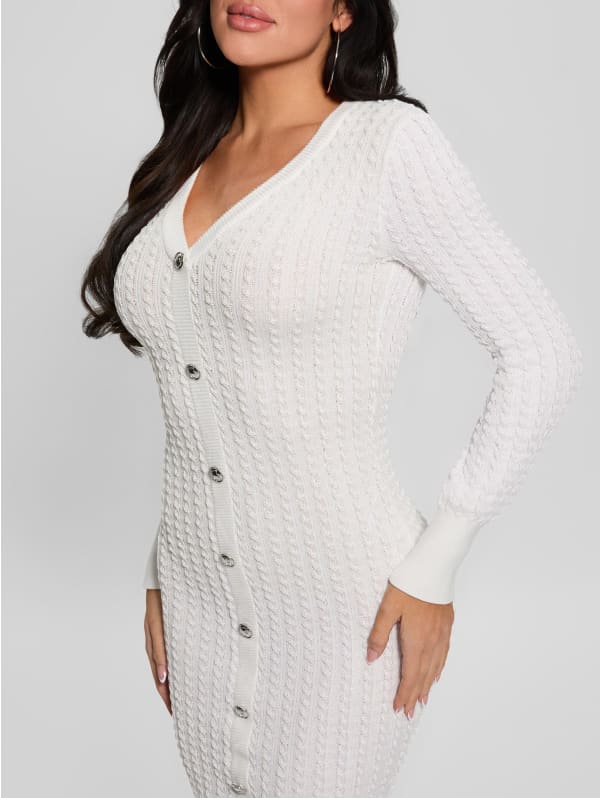 Josie Button Sweater Dress | GUESS